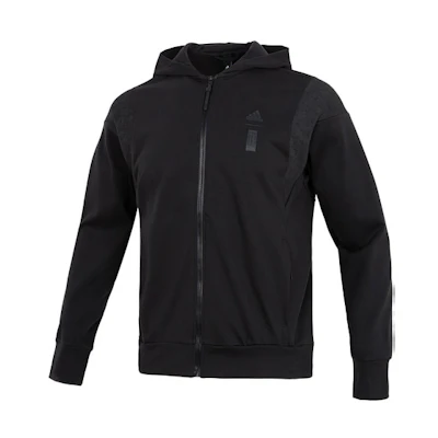 adidas WJ Premium Knit Hoodie Jacket - Black Casual Sportswear HM2954