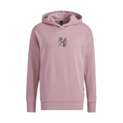 adidas WJ SWT Hood Wuji Series Printed Pullover Hoodie Men’s Light Purple HE5119