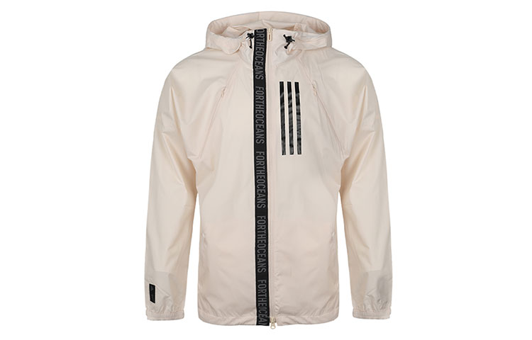 Buy 阿迪达斯 WND 休闲连帽梭织夹克 米色 DX9290