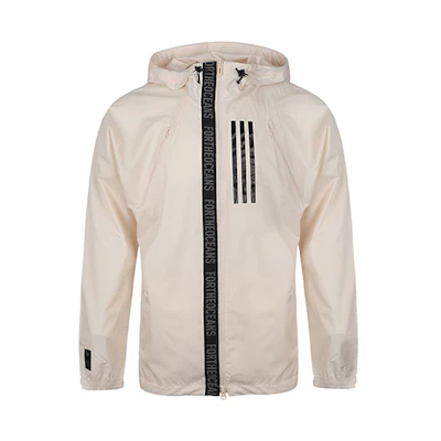 adidas WND Casual Hooded Woven Jacket Beige DX9290