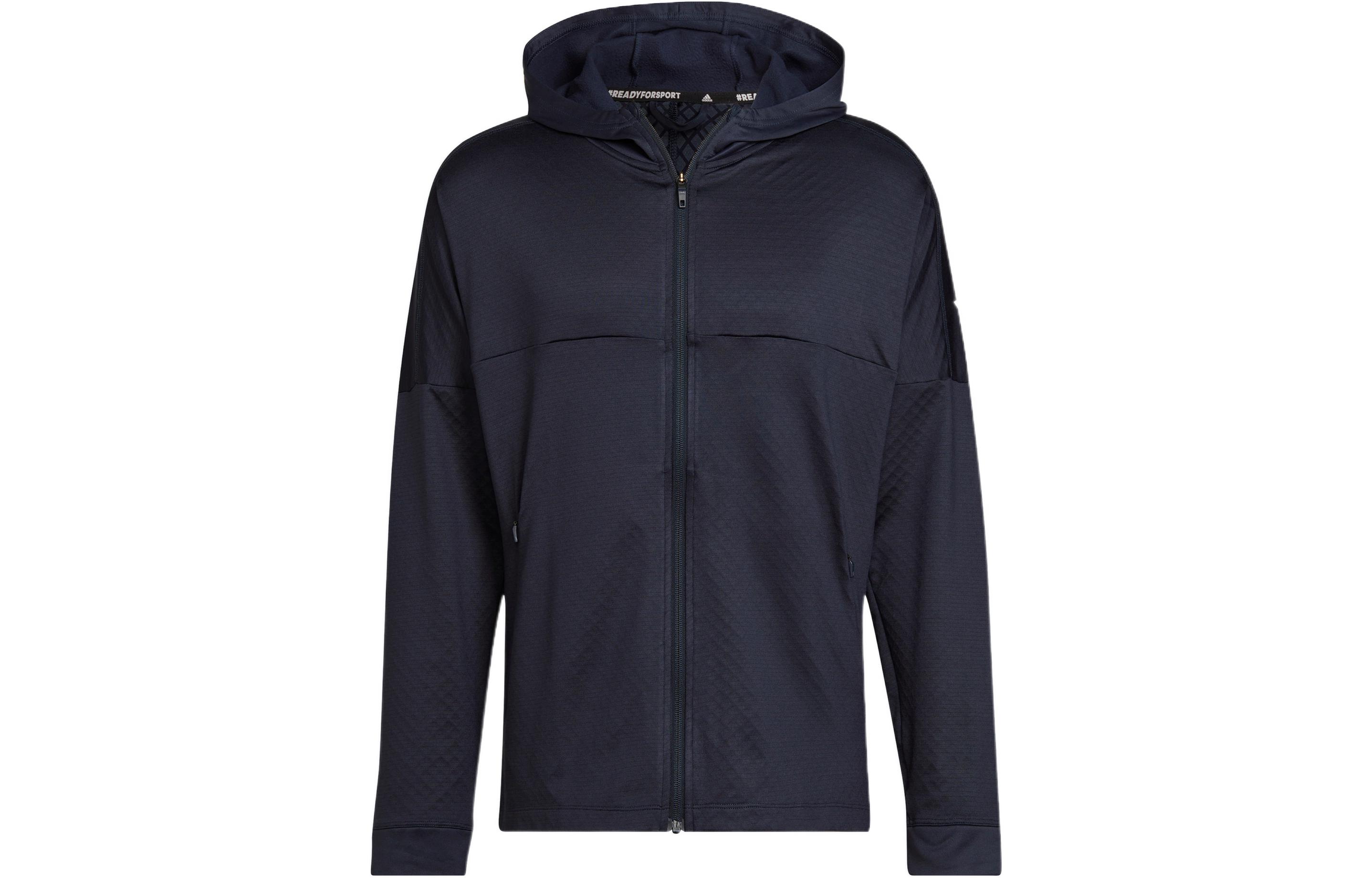 adidas Workout Warm Full-Zip Hoodie Legend Ink Blue HL8777