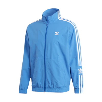 adidas Woven Firebird Trefoil Windbreaker Jacket Blue ED6093