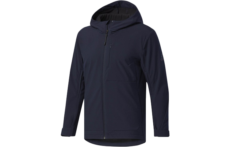 adidas Woven Hooded Training Jacket Legend Ink Blue CD4430