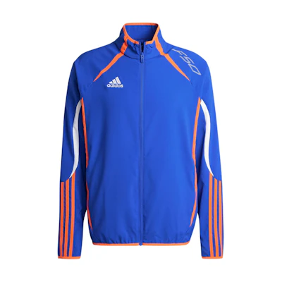 adidas Woven Jacket Retro Stripe Track Jacket - Stylish Blue Outerwear IY3826