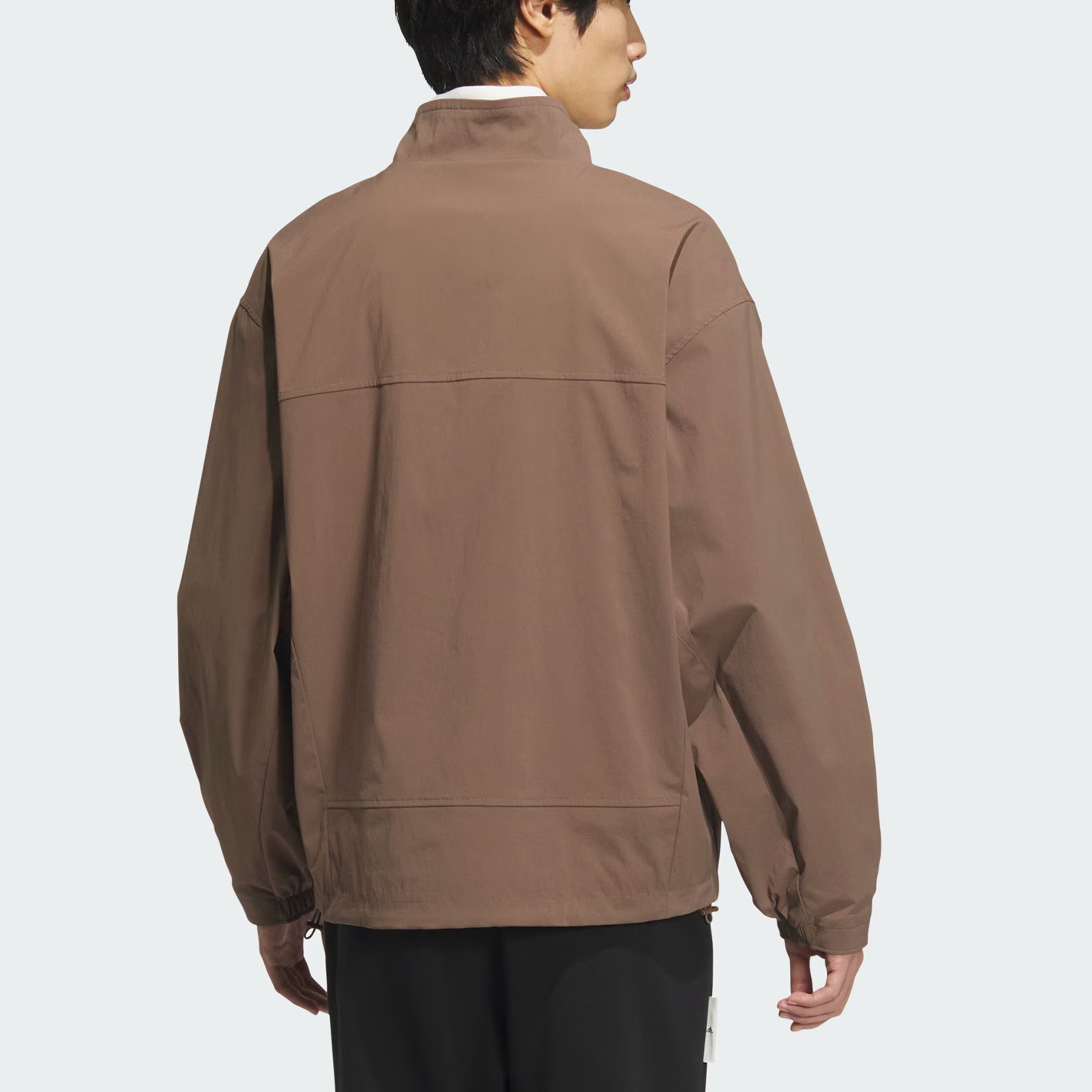 Lookbook adidas Woven Jacket Small Logo Outdoor Casual Loose Fit Brown Layered JM3407