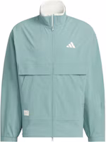 Order adidas 織布外套 小標誌立領休閒寬鬆款 - 藍灰色 JY1676