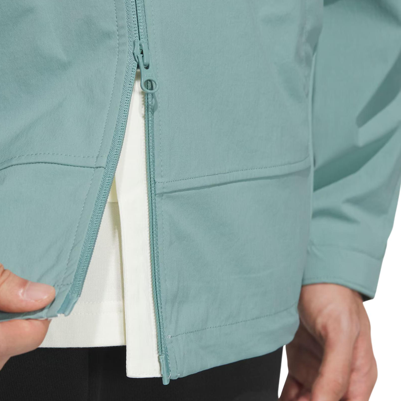 Sizing adidas Woven Jacket Small Logo Stand Collar Casual Loose Fit - Blue Gray JY1676