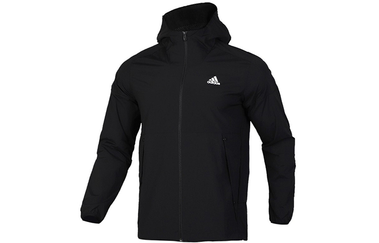 adidas Woven Jacket with Back Logo - Black EH3770