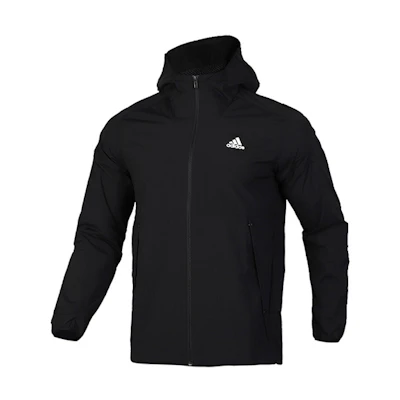 adidas Woven Jacket with Back Logo - Black EH3770