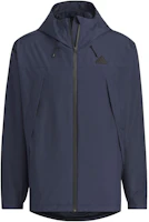 adidas Woven Reflective Hooded Jacket - Legend Ink Blue JF0963 adidas Woven Reflective Hooded Jacket - Legend Ink Blue JF0963
