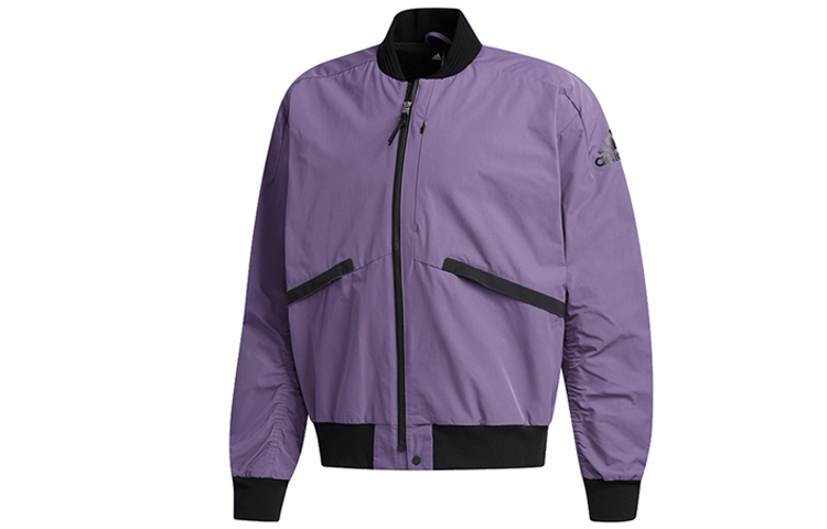 adidas Woven Slim Fit Jacket Tech Purple/Black FM9384