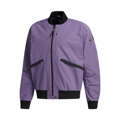adidas Woven Slim Fit Jacket Tech Purple/Black FM9384