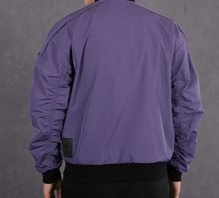 adidas Jaket Woven Slim Fit Tech Ungu/Hitam FM9384 Details for adidas Jaket Woven Slim Fit Tech Ungu/Hitam FM9384