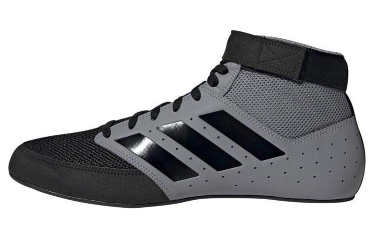 adidas Wrestling Boxing Weightlifting Fitness Sanda High-Top 'Black Grey' AF99823
