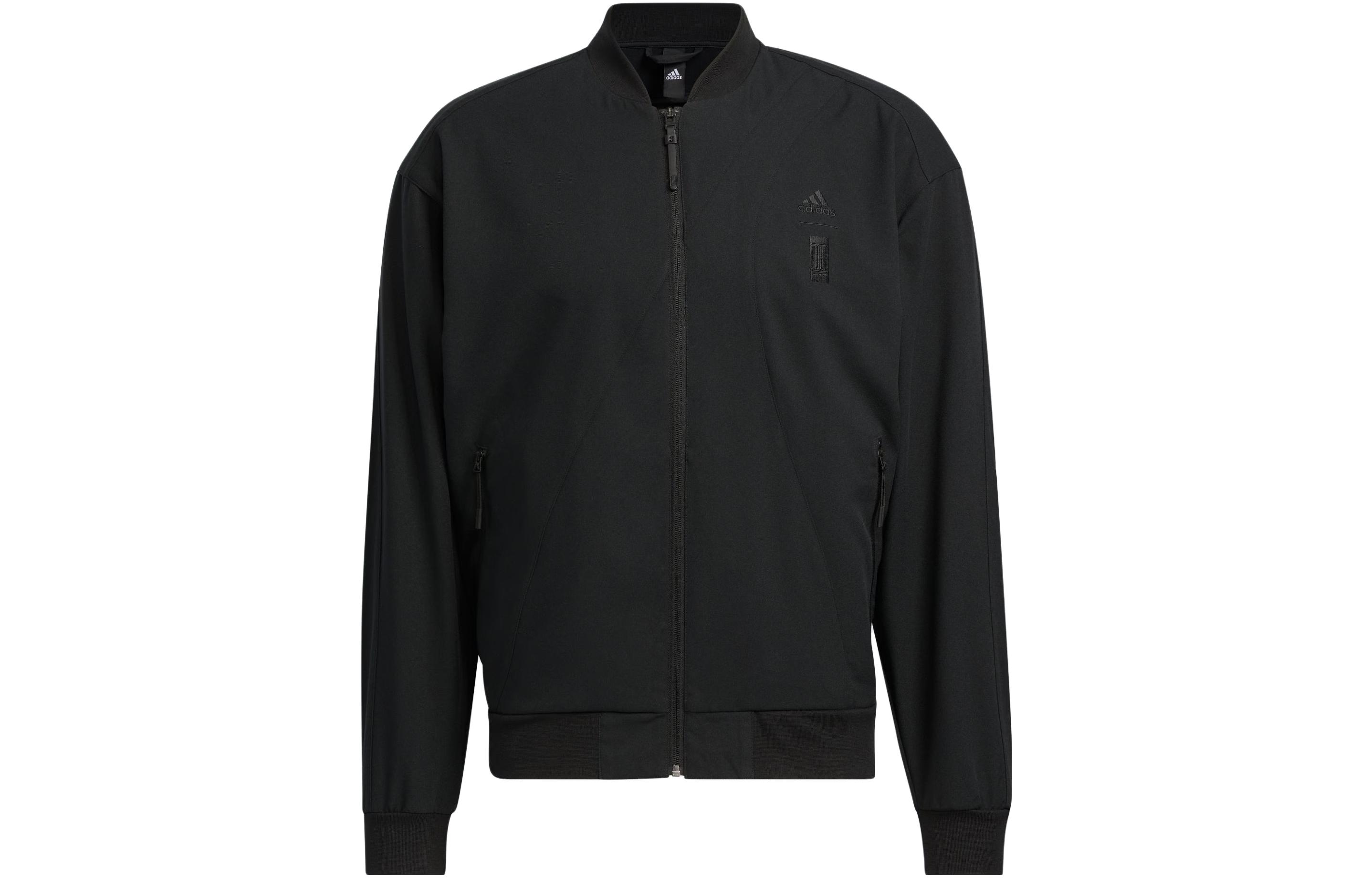 adidas Wuji Comm Woven Jacket Black - Casual Sports Jacket with Logo IP4934