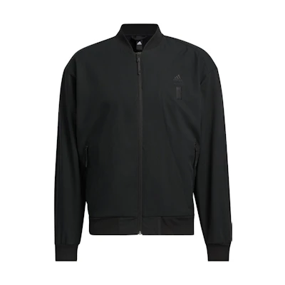 adidas Wuji Comm Woven Jacket Black - Casual Sports Jacket with Logo IP4934
