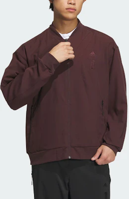 adidas Wuji Comm Woven Jacket Dark Grey-Brown Logo Casual Sportswear IP4935 Lookbook adidas Wuji Comm Woven Jacket Dark Grey-Brown Logo Casual Sportswear IP4935