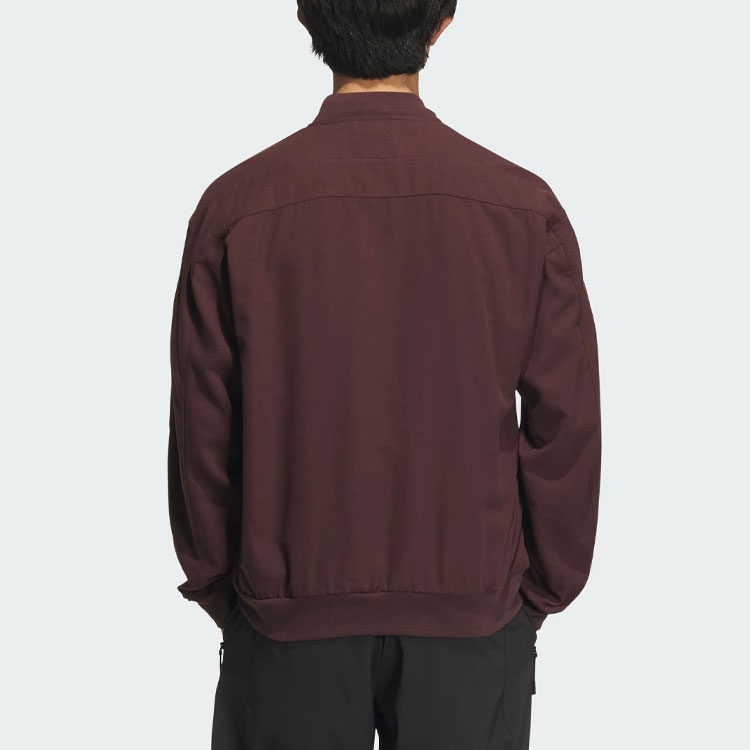 Shop adidas Wuji Comm Woven Jacket Dark Grey-Brown Logo Casual Sportswear IP4935