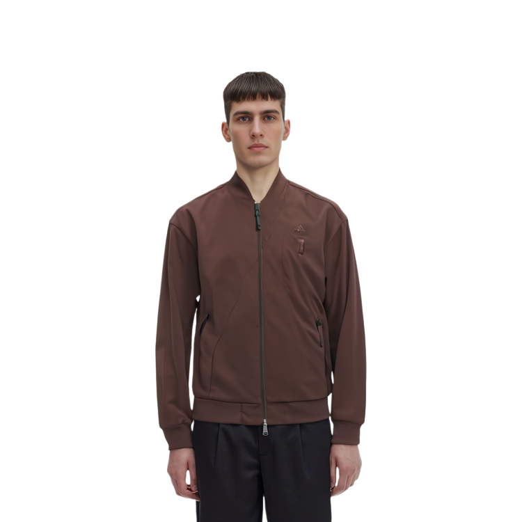 Details for adidas Wuji Comm Woven Jacket Dark Grey-Brown Logo Casual Sportswear IP4935