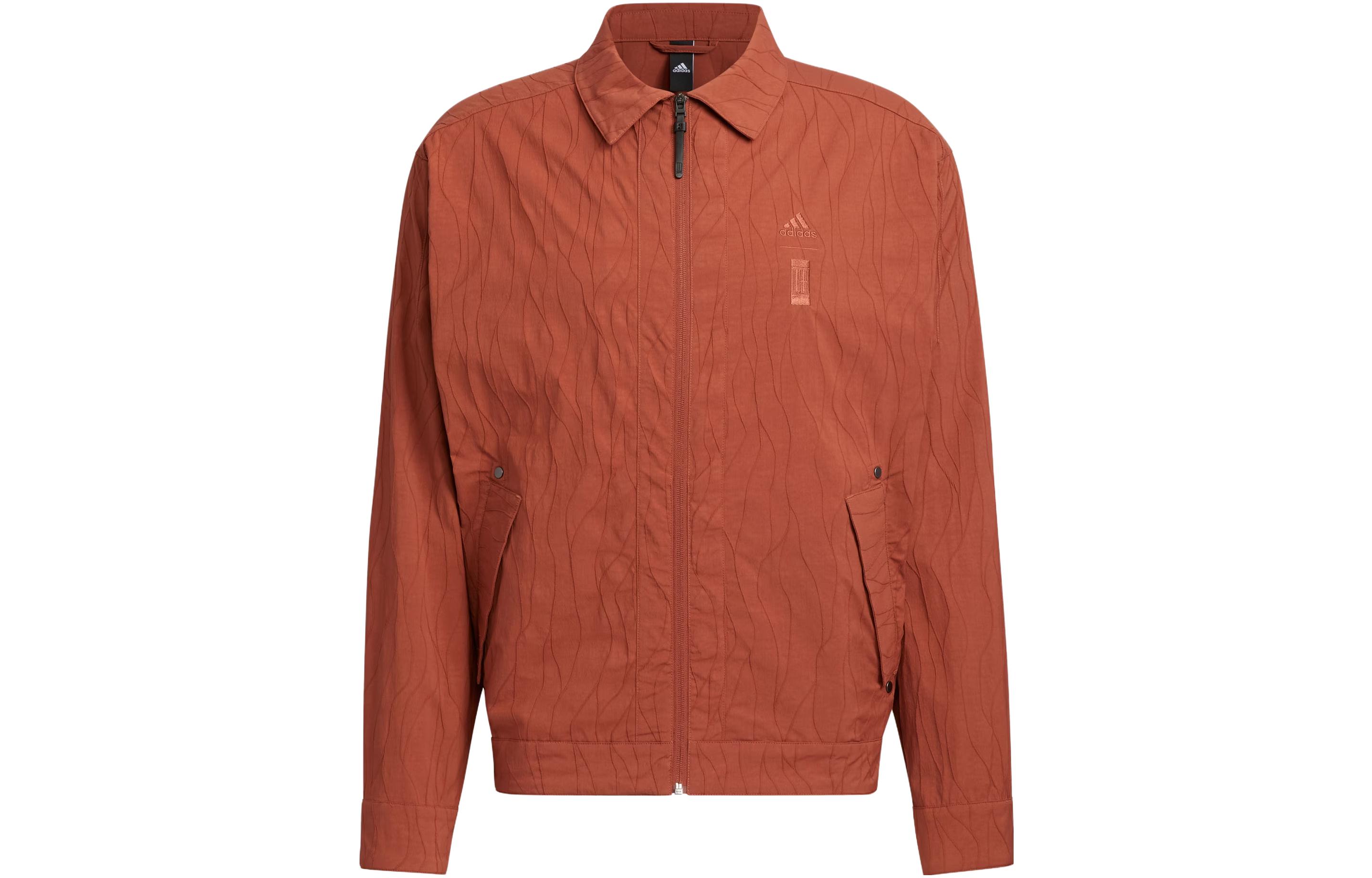 adidas Wuji Huo Woven Jacket Brown - Casual Sportswear Shirt Jacket IP4941