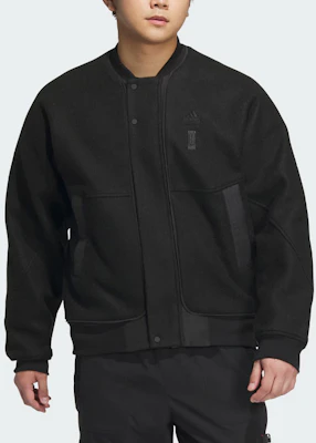 adidas Wuji Melton Jacket - Solid Color Sports Casual Jacket IP4910 Lookbook adidas Wuji Melton Jacket - Solid Color Sports Casual Jacket IP4910