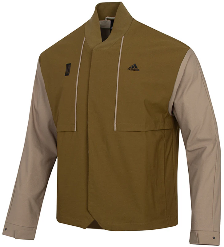 adidas-wuji-patchwork-colorblock-casual-sports-jacket-olive-green-h39339