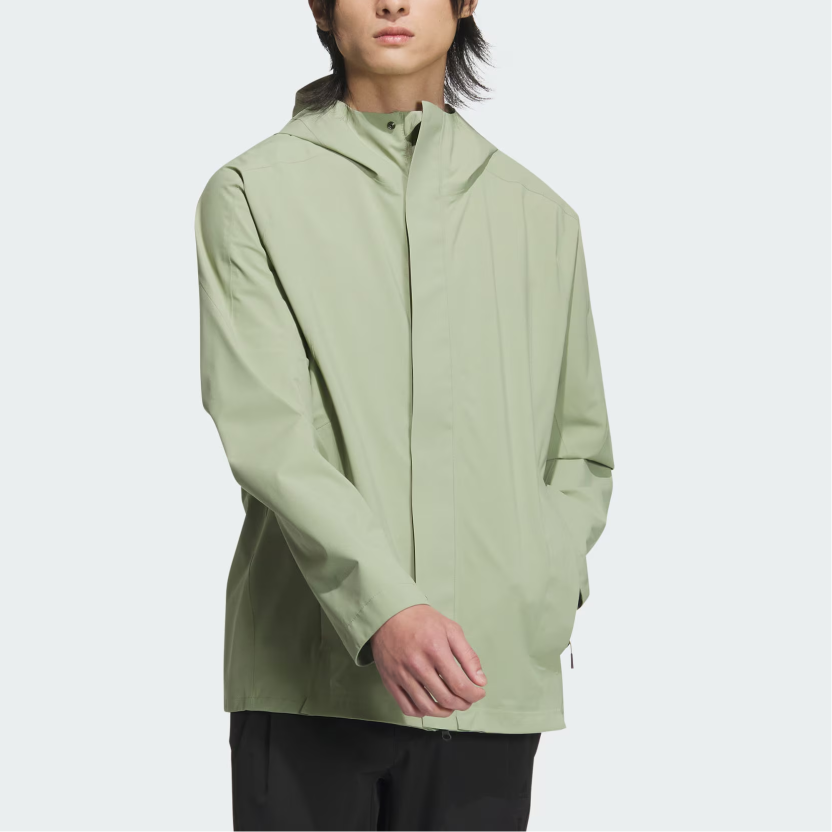 Lookbook adidas Wuji Rain Woven Jacket Waterproof Windproof Breathable - Tent Green JI8697