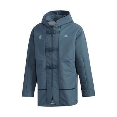 adidas Wuji Relaxed Casual Jacket - Relic Blue FM9343