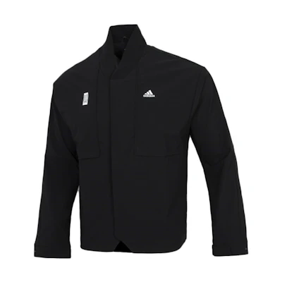 adidas Wuji Series Black Colorblock Sports Casual Jacket for Men H39338
