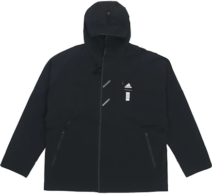 adidas Wuji Series Black Fleece Logo Hooded Sports Jacket HE5117 Buy adidas Wuji Series Black Fleece Logo Hooded Sports Jacket HE5117