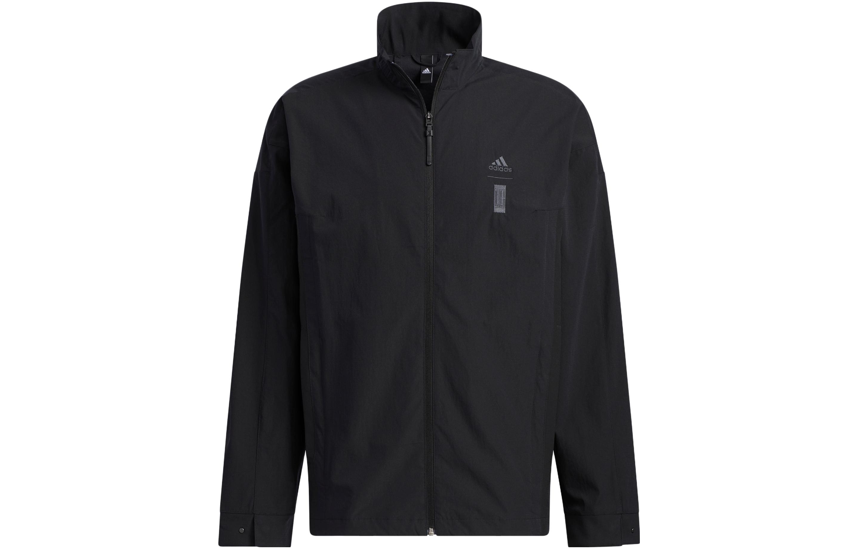 adidas Wuji Series Black High-Neck Zip Long-Sleeve Jacket with Vest HY5852