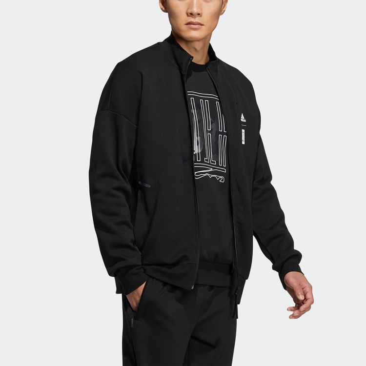 Purchase adidas Wuji Series Black Stand Collar Sports Jacket HE5120