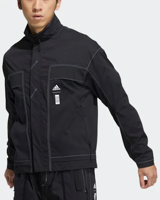 adidas Wuji Series Black Zip-Up Sports Jacket HE5137 Shop adidas Wuji Series Black Zip-Up Sports Jacket HE5137