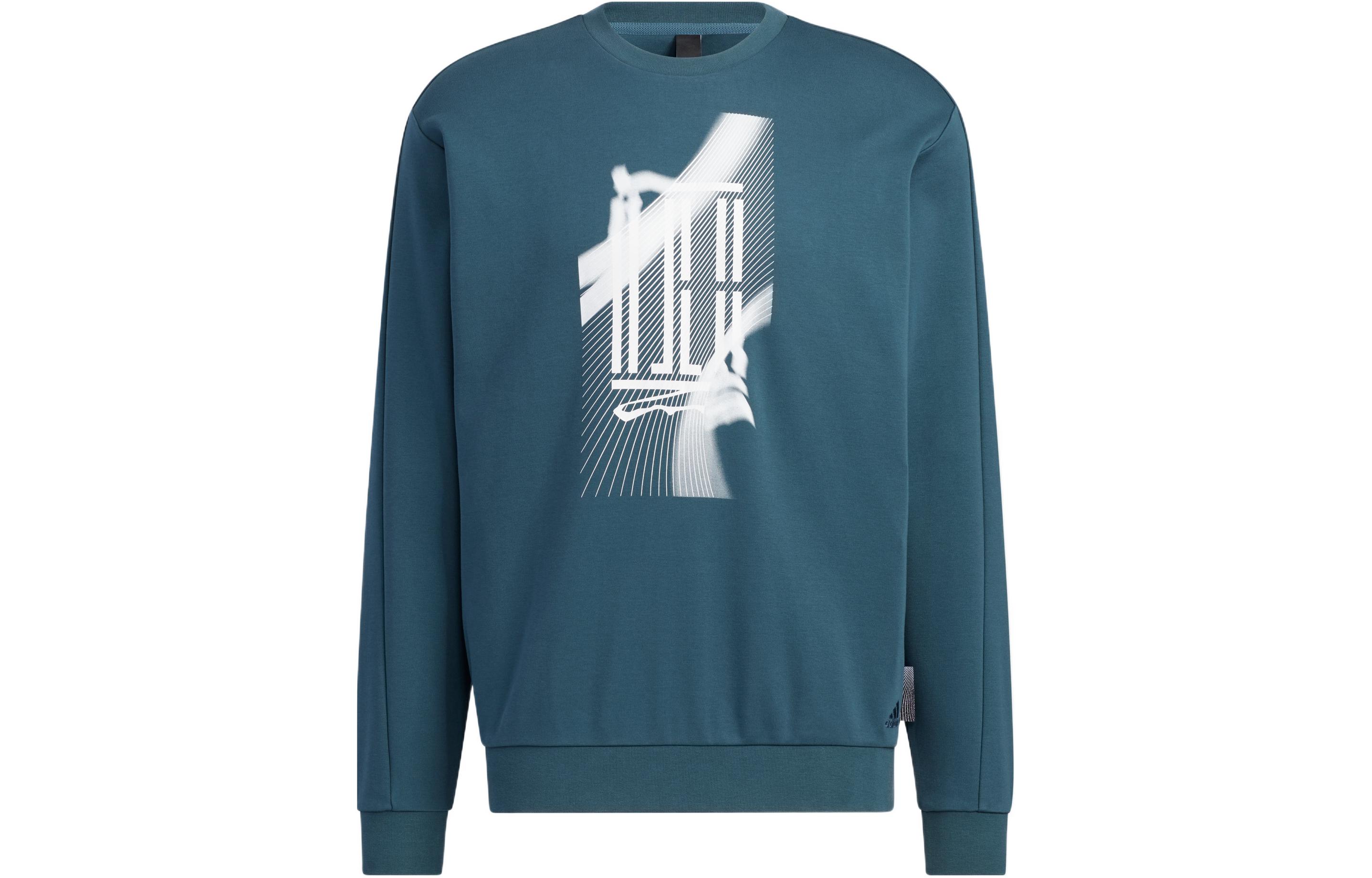 adidas Wuji Series Graphic Print Crewneck Sweatshirt Midnight Grey IA8184