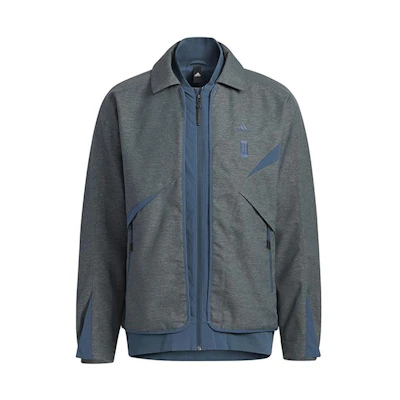 adidas Wuji Series Gray Training Polo Jacket HY5846