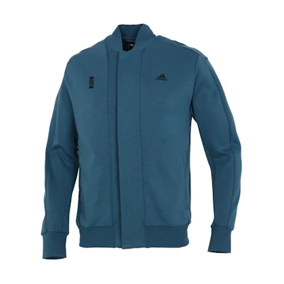 adidas Wuji Series Logo Print Sports Jacket Sky Blue H39209