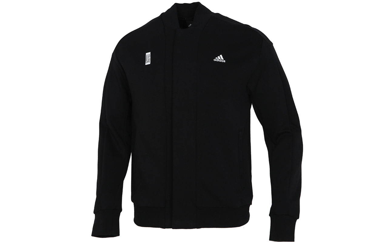 adidas Wuji Series Logo Print Zip Jacket Black H39208