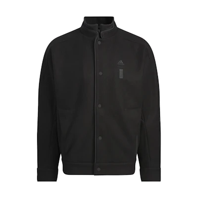 adidas Wuji Series Melton Jacket Black Casual Sports Logo Jacket IX4285