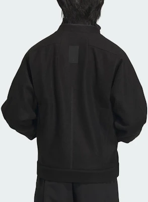 adidas Wuji Series Melton Jacket Black Casual Sports Logo Jacket IX4285 Shop adidas Wuji Series Melton Jacket Black Casual Sports Logo Jacket IX4285