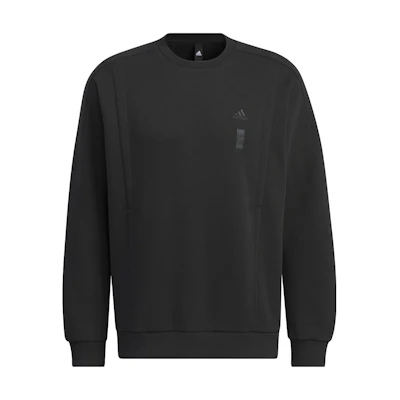 adidas Wuji Series Must-Have Crewneck Sweatshirt Black Casual Long Sleeve IX4292