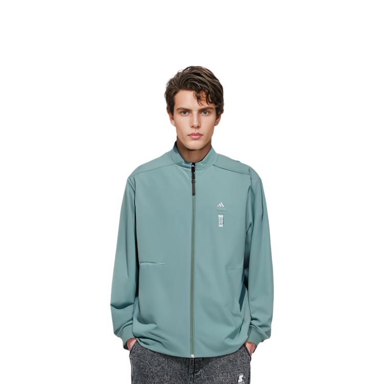 Details for adidas Wuji Series Must-Have Woven Jacket Misty Green Sports Jacket IX4284