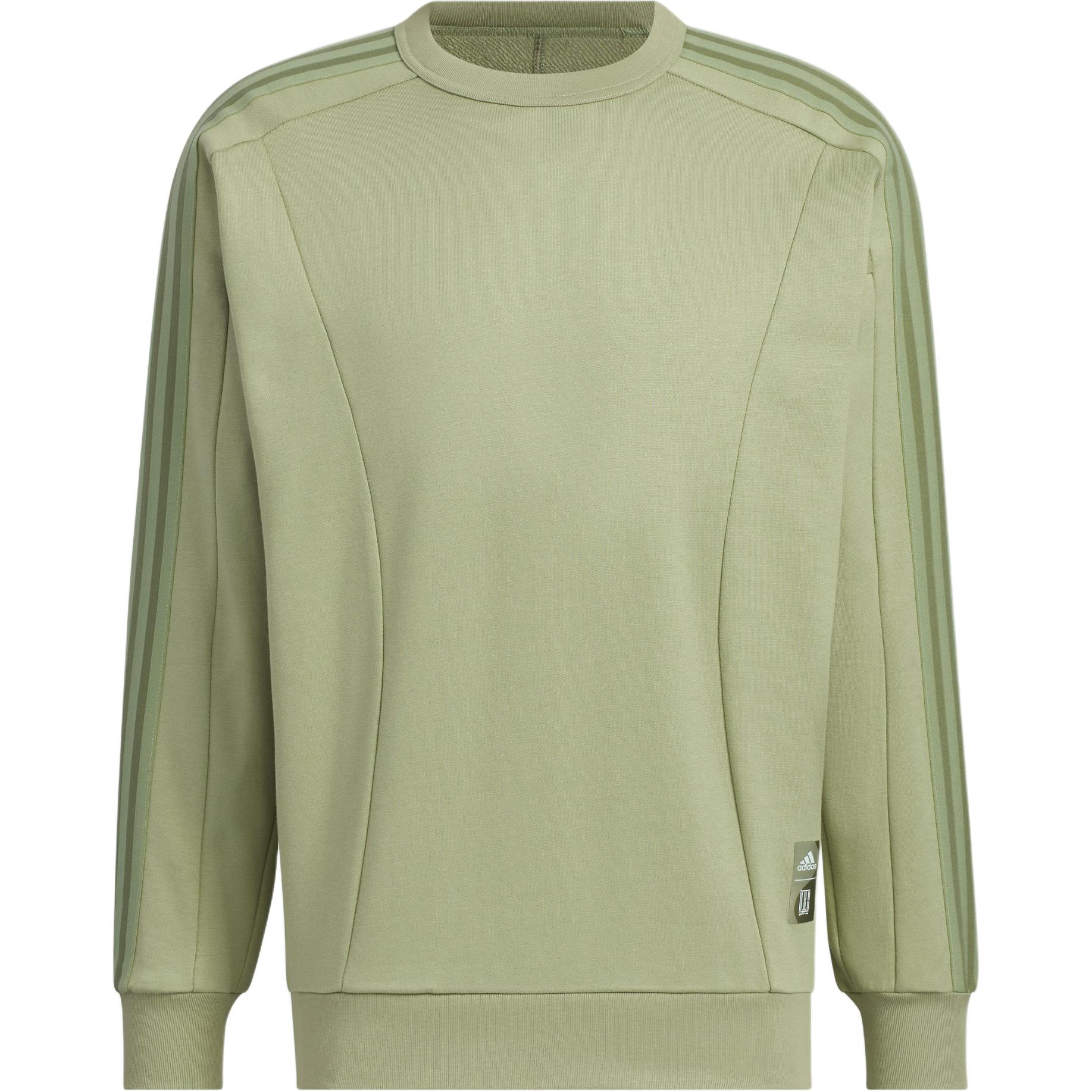 adidas Wuji Series Silky Crewneck Sweatshirt Tent Green - Casual Wear JI8711