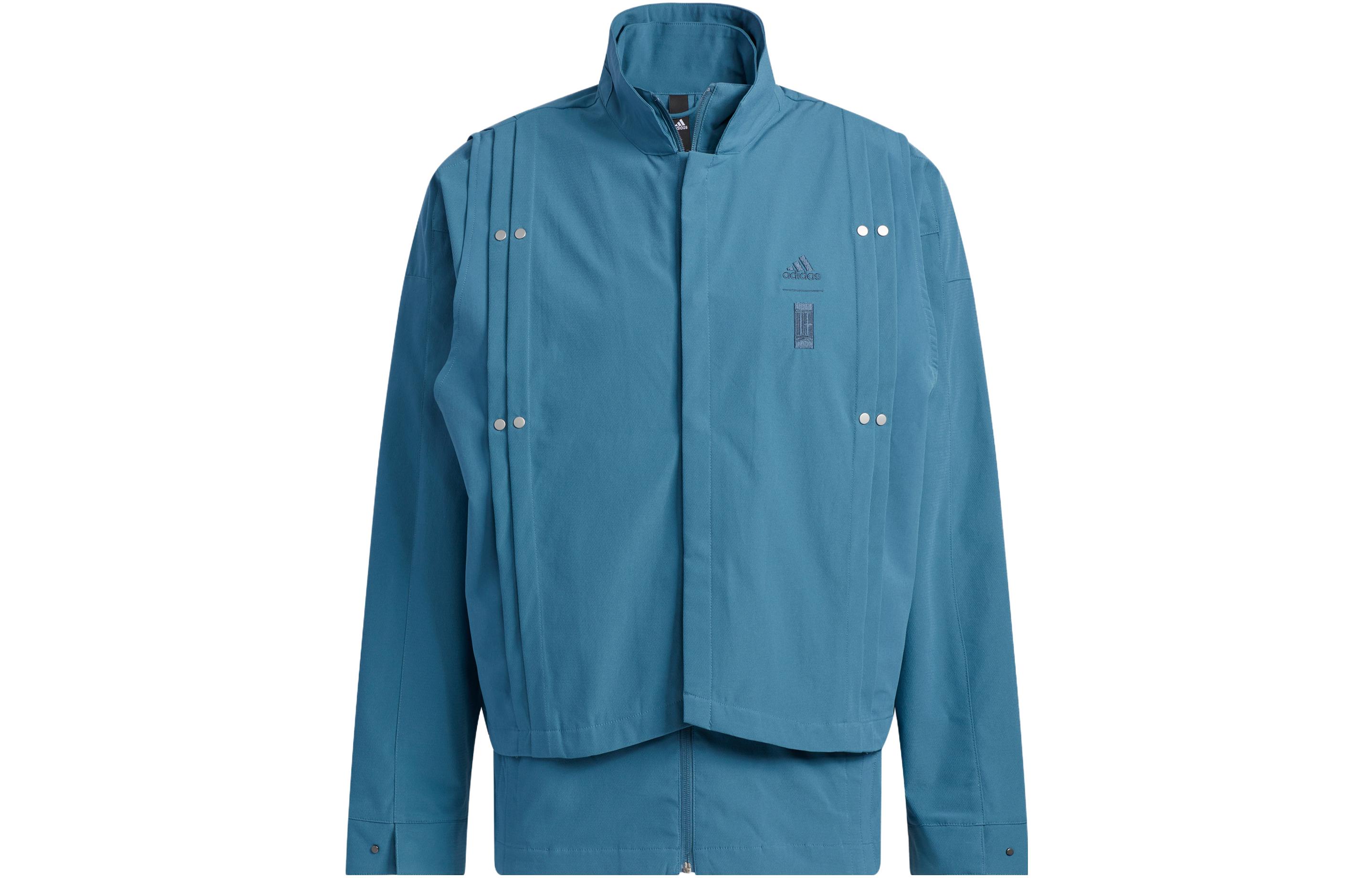 adidas Wuji Series Solid Color 2-in-1 Jacket Indigo Blue HY5853