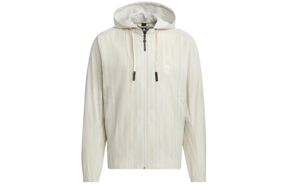 adidas Wuji Series Solid Color Zip Hoodie Jacket - Clear Brown IW1513