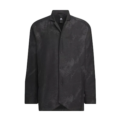 adidas Wuji Shacket Black Jacquard Casual Sports Jacket IP4907