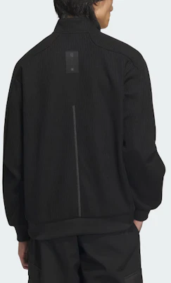 adidas 無極黑色保暖半拉鍊針織運動衫外套 男款 IX4296 Shop adidas 無極黑色保暖半拉鍊針織運動衫外套 男款 IX4296