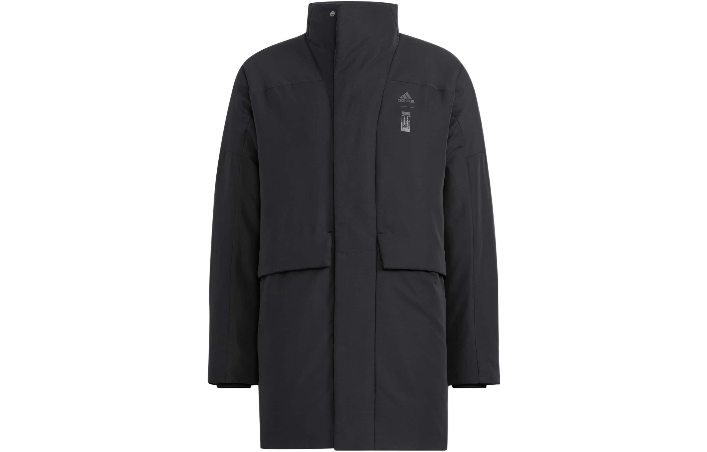 Order Chaqueta Puffer Negra con Logo y Cierre Oculto de la Serie Wujie de adidas. HN2095