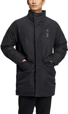 Chaqueta Puffer Negra con Logo y Cierre Oculto de la Serie Wujie de adidas. HN2095 Lookbook Chaqueta Puffer Negra con Logo y Cierre Oculto de la Serie Wujie de adidas. HN2095