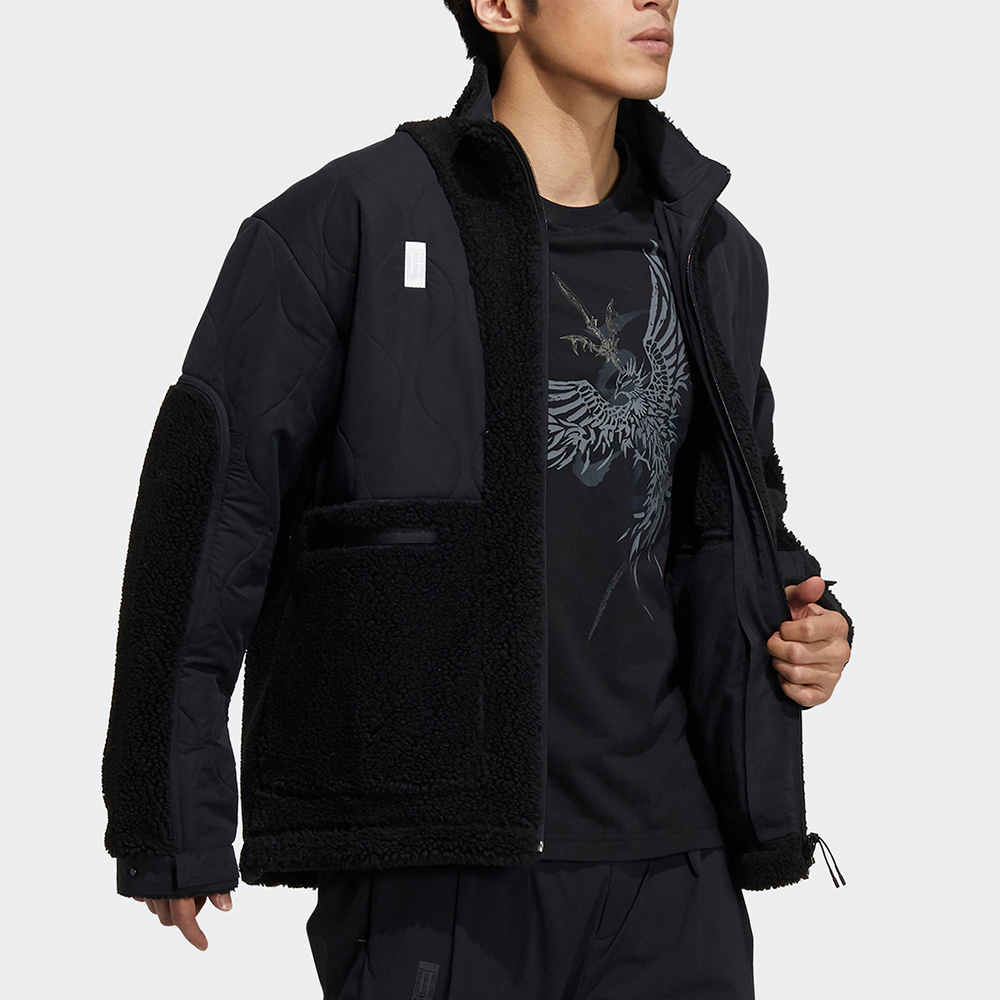 Purchase adidas Wujixilie WJ Mixboa Fleece Jacket Black H40243