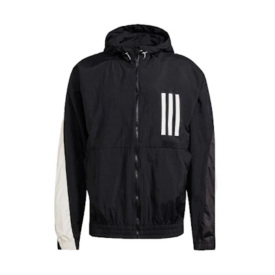 adidas X-CITY M Wnd Colorblock Windproof Hooded Logo Jacket Black () GT9769